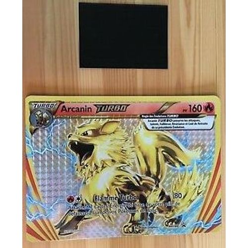 Pokemon Arcanin Turbo Xy180 Géante Jumbo
