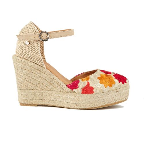 Espadrilles Femme La Valeta Camelia - T39 Beige