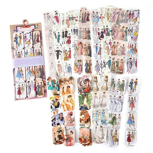 36Pcs Journal Autocollant Papier Adhésif Autocollant Dessin Animé Design Belle Exquise Journal Papier Décor pour Décoration De La Maison Fille