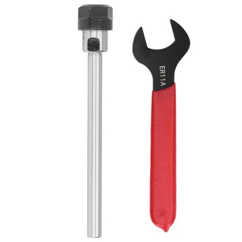 Tige d'extension à tige droite ER11 Porte-outil de pince avec clé pour le traitement de la machine de tour