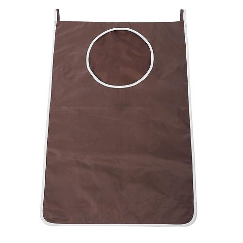 Oxford Cloth Door Hanging Storage Bag Grand Conteneur De Vêtements Sales Maison Sacs Divers (Café)