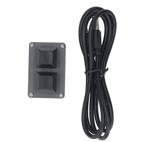 Clavier à 2 touches filaire Mini raccourci programmable intelligent Touche Copier Coller Couper Clavier USB avec rétroéclairage RVB