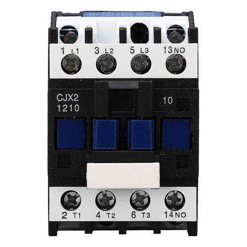 Contacteur AC 220V 3P 1NO 12A Rail Mount Silver Contact Contrôleur de moteur basse tension