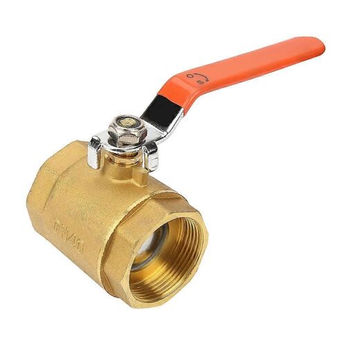 1pc DN40 1-1/2 « BSP Tuyau En Laiton Robinet À Bille 1.6MPa pour Eau Pétrole Gaz