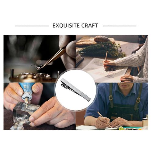 Pince ¿¿ Cravate Pour Homme D'affaires, Style Classique, Finition ¿¿Lectroplaqu¿¿E, Hypoallerg¿¿Nique, Accessoire De Cravate.