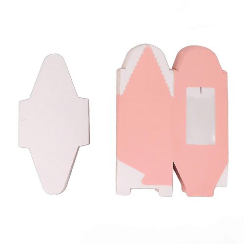 50pcs Cupcake Boxes - Porte-Cupcakes Unique Portable Avec Fenêtre Transparente Pour Les Fêtes