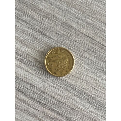Pièce De 20 Centimes Rare Espagne De 1999 En Tbe