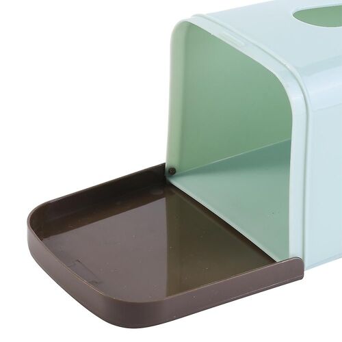 Boîte de rangement murale pour sac d¿épicerie en plastique pour sacs à provisions Distributeur Organisateur (bleu clair)