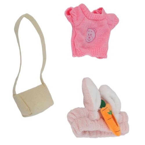 Ensemble De Vêtements En Peluche Canard 3 Pièces - Lavable, Bricolage Match Cartoon Vêtements Pour Canards En Peluche, Parfait Pour Les Enfants De Type F