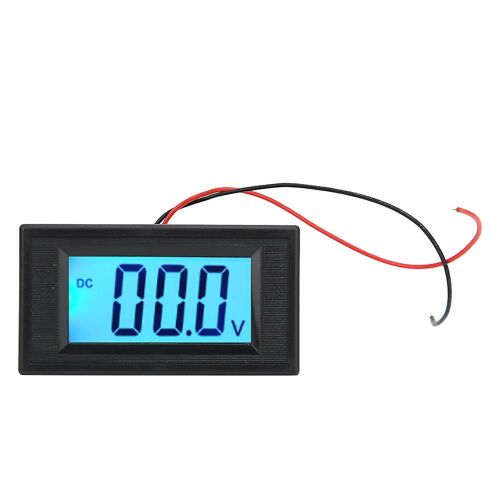 YB5135D Affichage numérique LCD Deux fils DC Voltage mètre Moniteur Voltmètre (demi-joint DC3.5V-30V)