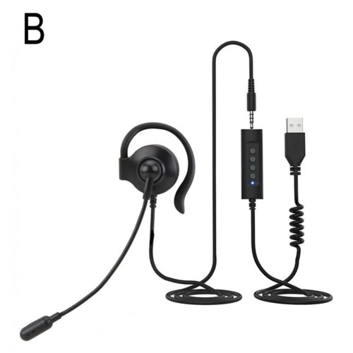 3 Casque de bureau filaire universel pour téléphone sans fil, casque de sauna, appel clair dans le centre d'appel, simple face ""Nipseyteko""