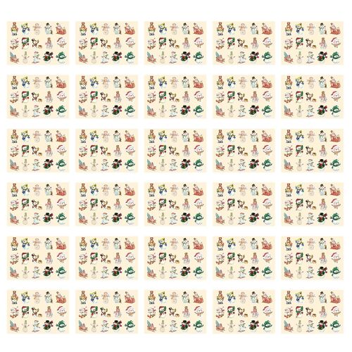 30 Pcs Mignon Réveillon De Noël Autocollants Feuille Stamping Thème De Noël Autocollant Pour Enfants Scrapbooking Fournitures Bonhomme De Neige