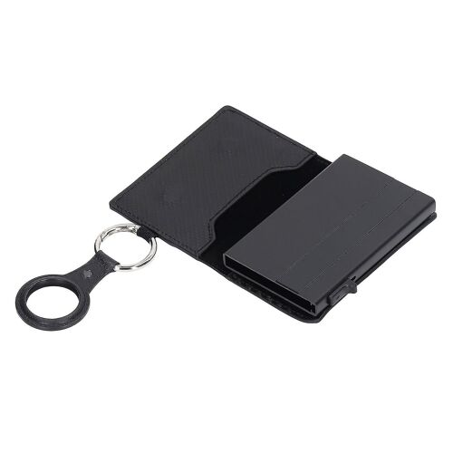 Alliage D'aluminium Carte De Crédit Portefeuille Protection Contre Le Vol D'identité Cas De Carte De Crédit Pour Hommes Femmes Amis Fibre De Carbone Noir