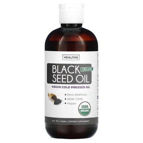 Healths Harmony Huile De Nigelle Biologique, 240 Ml 