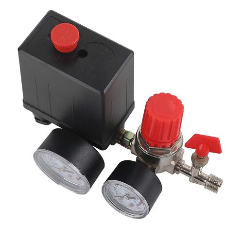 Petit Régulateur De Soupape De Commande De Pressostat De Compresseur D'air Avec Jauges