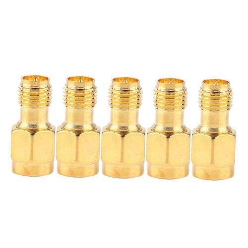 5pcs SMA Mâle Vers RP SMA Femelle RF Adaptateur Coaxial Connecteur Adaptateur Ensemble