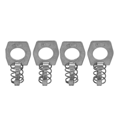 4 Pièces Chauffe-Eau Cam Lock En Acier Inoxydable Couvercle De Porte Loquet Attache Couleur Argent Pour Camping-Car