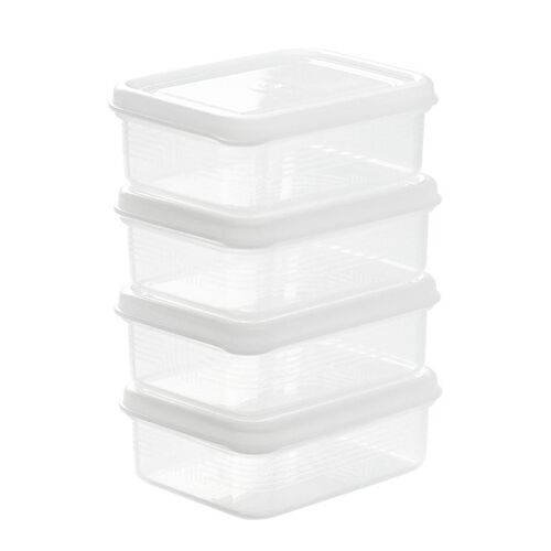 Conteneur de stockage de viande de congélateur Boîte d'organisateur de porte-viande de réfrigérateur transparent polyvalent pour la cuisine