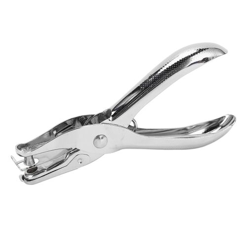 1 Trou Punch 8 Feuilles Capacité 6mm Diamètre Poinçonnage Mince Poignée Métal Single Hole Puncher