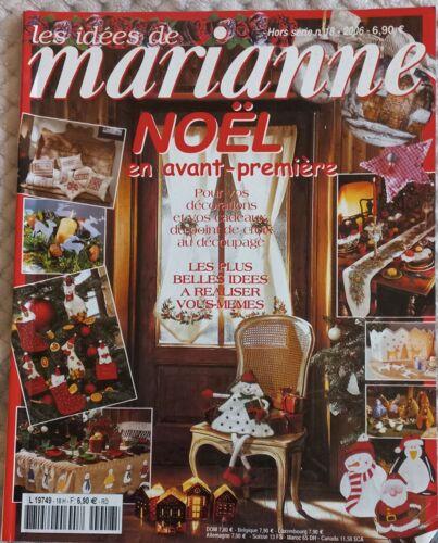 Les Idees De Marianne Noel Hors Serie N°18 Decoration Point De Croix