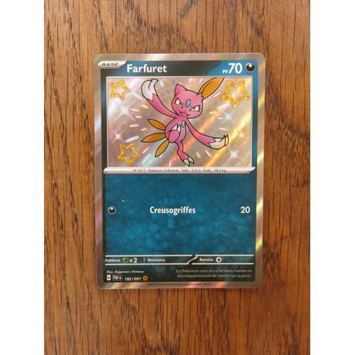 Carte Pokémon, Farfuret Shiny 182/091. Français. Illustration De Kagemaru Himeno