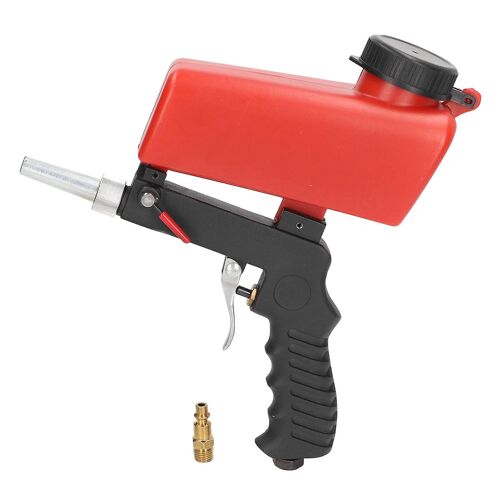 Kit de pistolet de sableuse Pulvérisateur de sablage portatif pneumatique à alimentation par gravité avec pointe de buse
