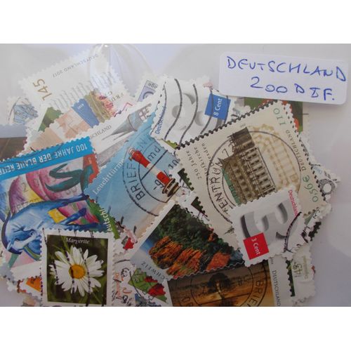 Deutschland 200 Timbres Différents