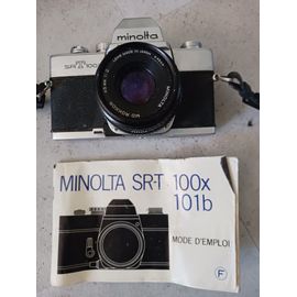 appareil photo Minolta SR-T 100 x avec objectif 45 mm