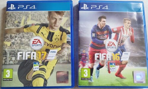 Lot Jeu Ps4 Fifa 16 Et 17