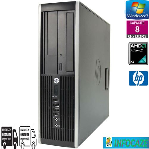 HP COMPAQ 6005 PRO SFF AMD ATHLON II X2 220 - Ram 8 Go - DD 500 Go