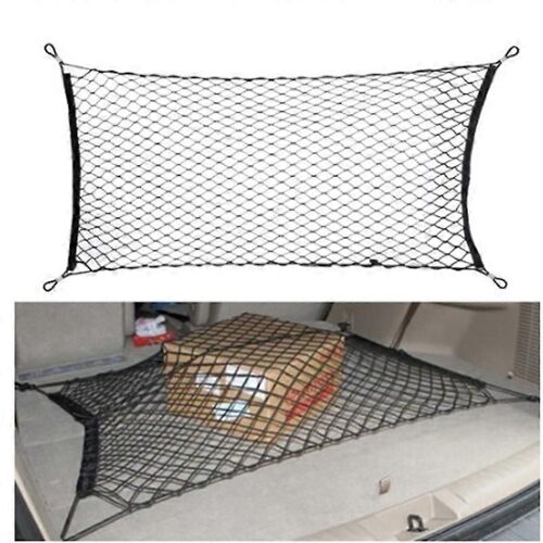 Lot De 2 Poches En Filet Avec Velcro, Filet À Bagages Avec 4 Crochets, Organisateur De Siège Arrière, Filet De Protection, Rangement Pour Siège Auto, Plateau De Rangement, Filet De Coffre