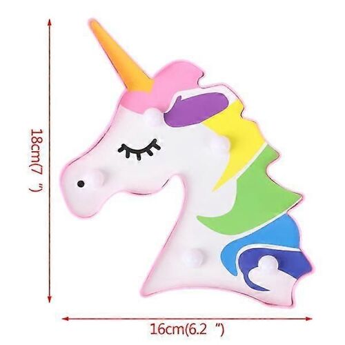 Lampe Licorne 3D LED Veilleuse Chambre Table LED Lampe Enfants Rose