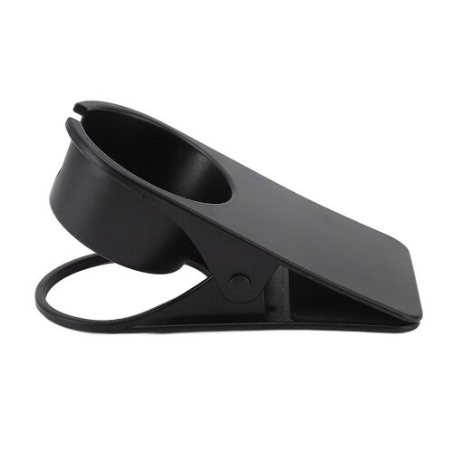 Support de tasse d'eau Porte-gobelet de bureau multifonctionnel stable à résistance à haute température pour le bureau à domicile noir