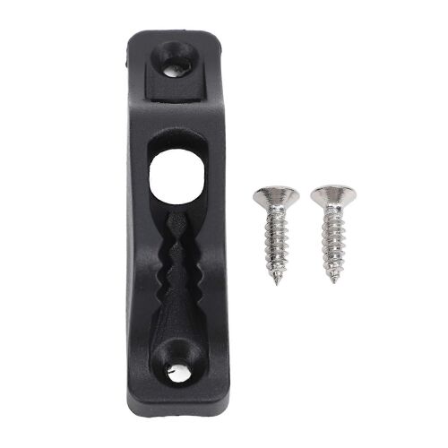 Bateau Corde Palourde Taquet Nylon Antidérapant Stable Fixation Palourde Taquet Pour Yachts Navires Noir 86 X 20mm / 3.39 X 0.79in 1 Pcs