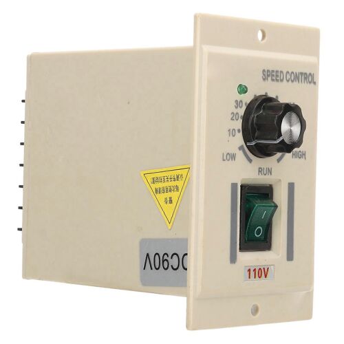 Contrôleur de vitesse du moteur, bouton de commande en continu, régulateur de tension électronique, entrée AC110V, sortie DC0-90V