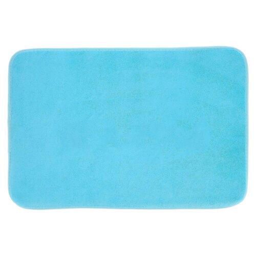 Tapis De Sol De Style Élégant Tapis De Porte Antidérapant Absorbant À Rebond Lent Pour La Maison (Bleu Ciel)