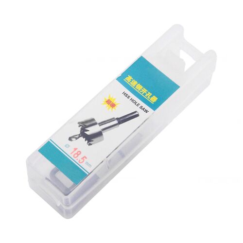 Foret en acier inoxydable Outil de coupe de scie cloche robuste en métal 18,5 mm