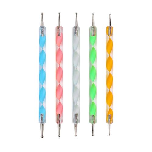 37pcs Mandala Pointillage Outils Set Avec Pochoirs Palette Pinceau Boule Stylet Stylos Pour Peinture Roches Ongles Toile Coloriage Art Dessin