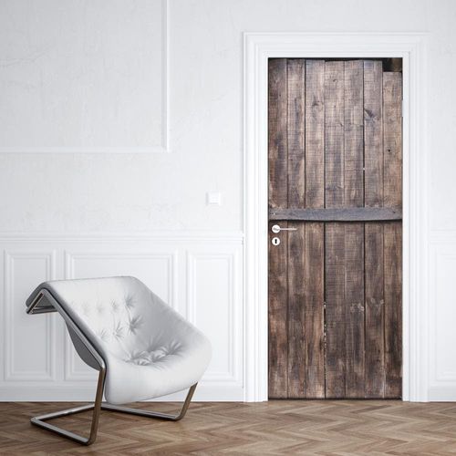 Sticker Porte Bois Scié - 204 x 63 cm