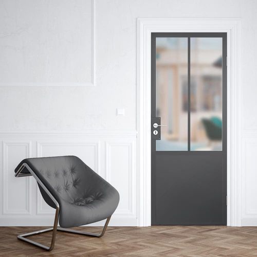 Sticker Porte Atelier 2 Vitres - 204 x 63 cm