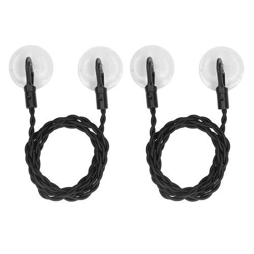 2 Pcs Voyage Corde À Linge Portable Rétractable Punch Gratuit avec Sunction Tasses Accessoires De Camping