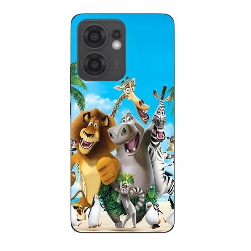 Coque Pour Oppo Reno 13f Madagascar Anime