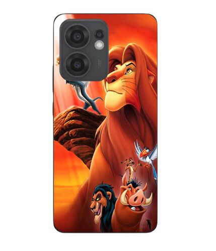 Coque Pour Oppo Reno 13f Le Roi Lion Film Disney Simba Nala Mufasa