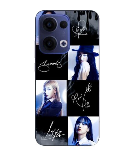 Coque Pour Oppo Reno 13 5g Blackpink Signature Photo