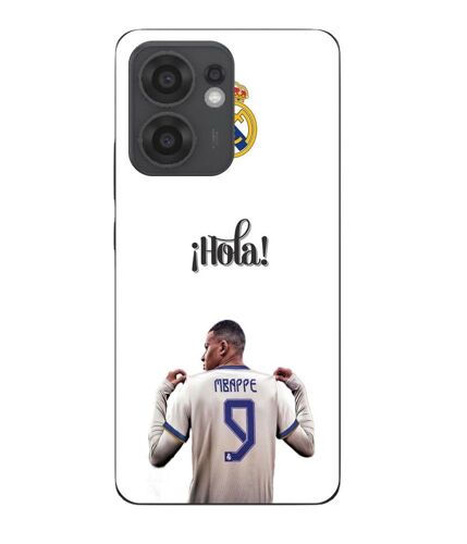 Coque Pour Oppo Reno 13f Kylian Mbappe Real Madrid 9 Hola