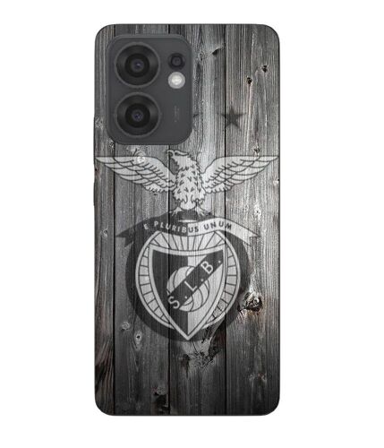 Coque Pour Oppo Reno 13f Slb Benfica Fond Gris