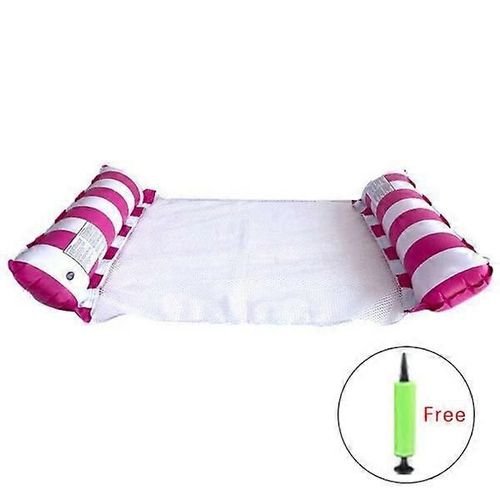 Tapis de piscine gonflable de chaise longue d¿eau flottant pliable