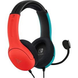 Casque Gamer Lvl40 Bleu/Rouge - Nintendo Switch