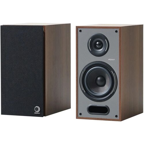 Enceinte bibliothèque Elipson Horus 6B Noyer Gris Foncé