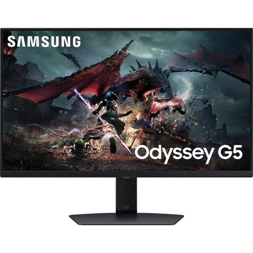 Samsung Odyssey G5 S32DG500EU - G50D Series - écran LED - jeux - 32' - 2560 x 1440 QHD @ 180 Hz - IPS - 350 cd/m² - 1000:1 - DisplayHDR 400 - 1 ms - HDMI, DisplayPort - noir